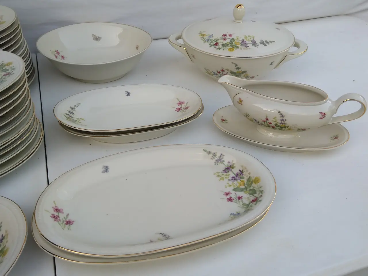 Billede 3 - Porcelæns Stel 45 dele
