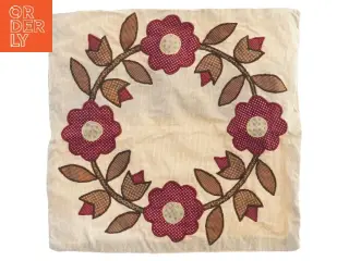 Pudebetræk til pyntepude patchwork blomsterdesign (str. 42,5x40 cm)