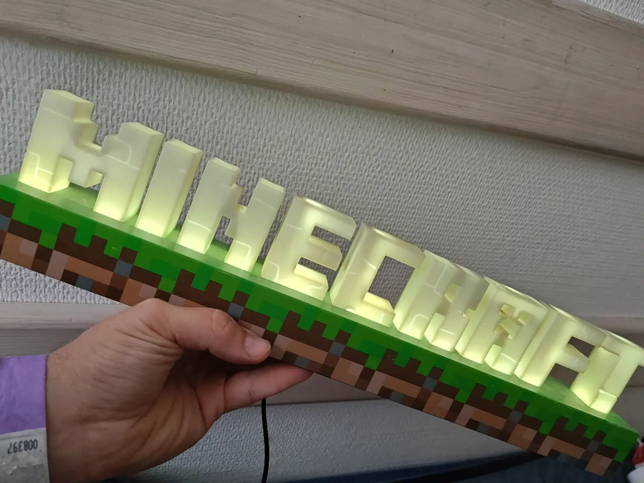 Billede 2 - Minecraft Logo med lys