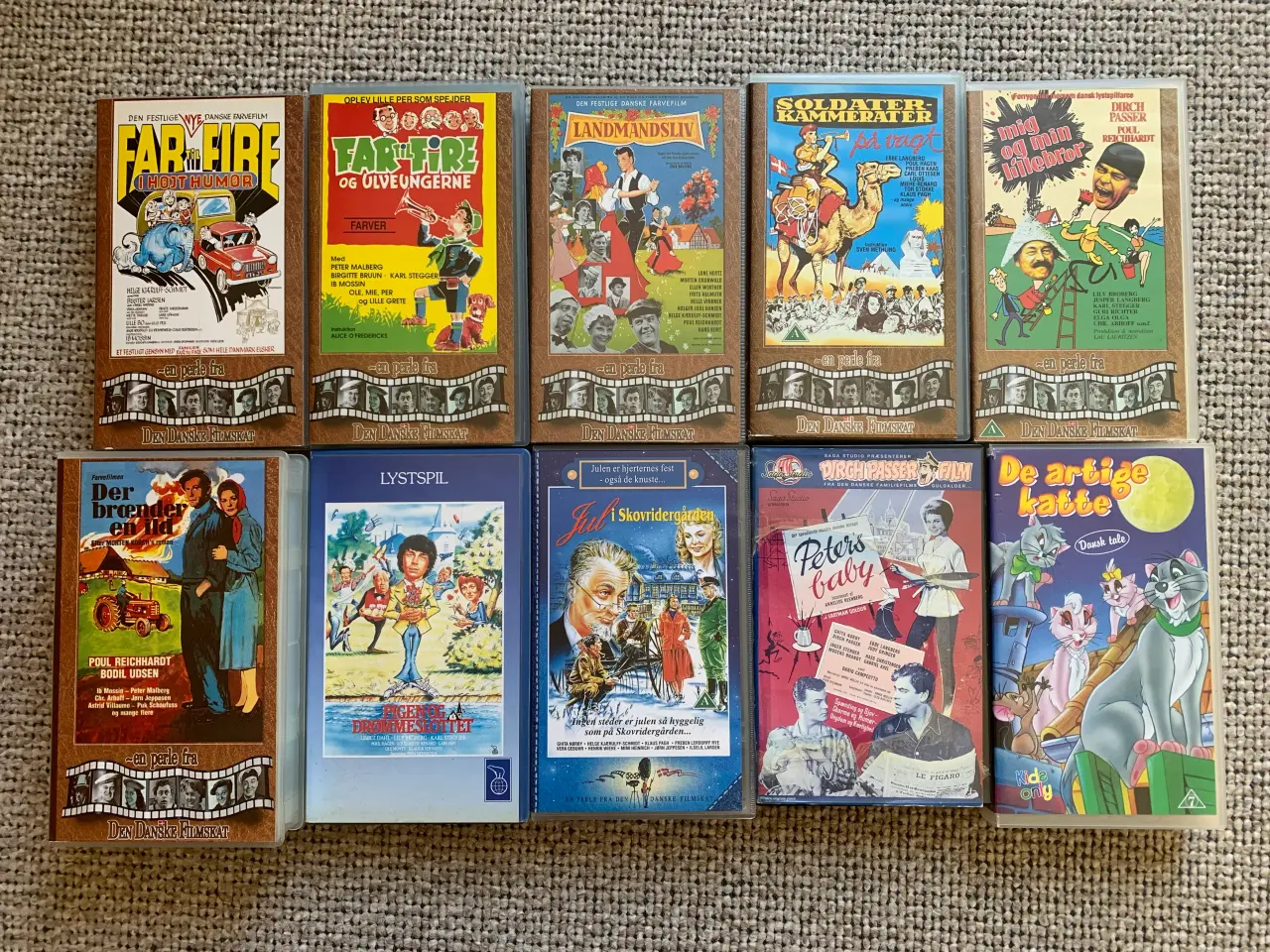 Billede 1 - Danske film 23 stk på VHS