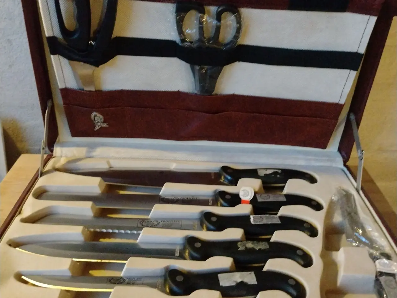 Billede 1 - Kniv sæt i kuffert