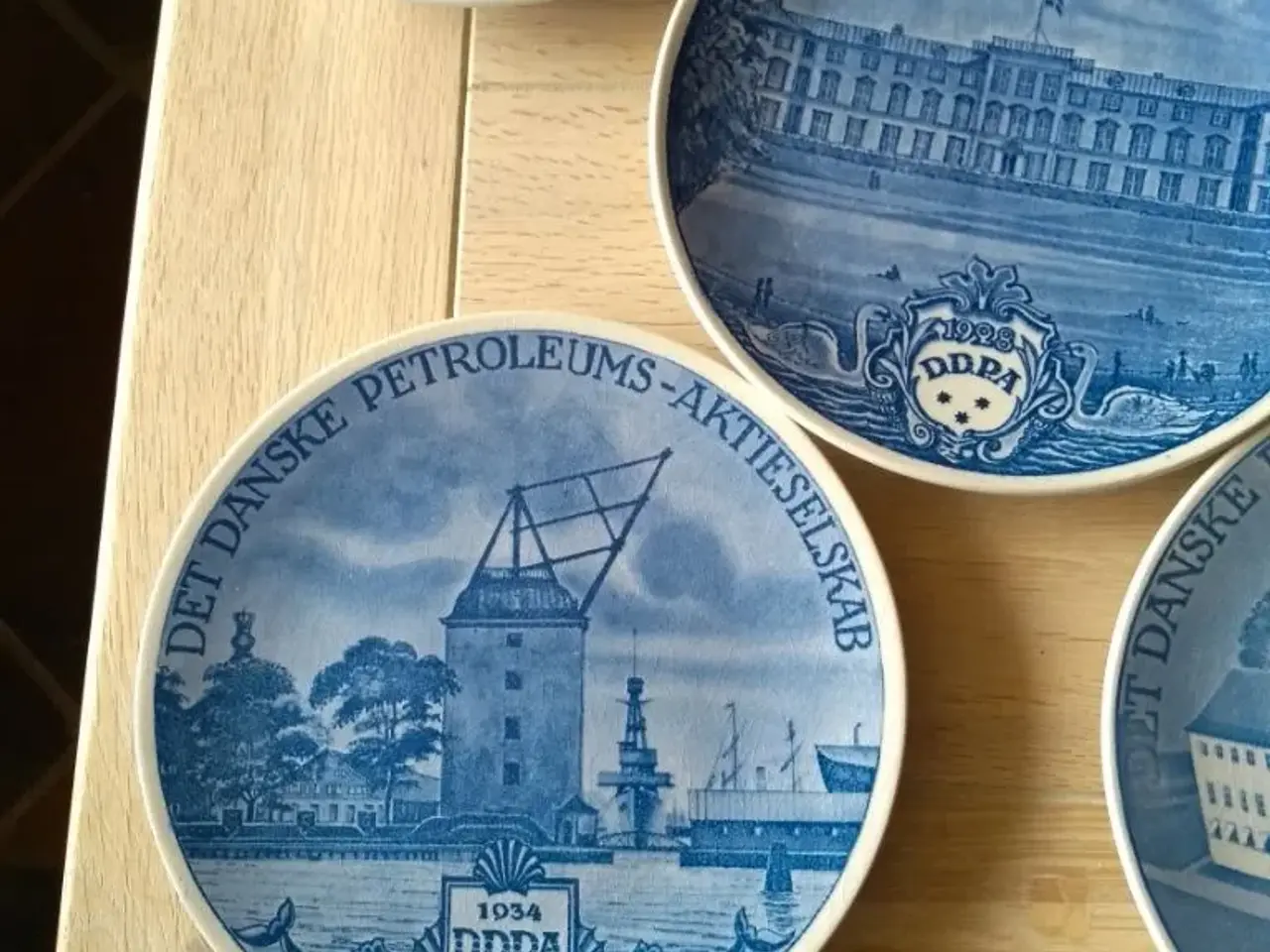 Billede 4 - 5 Platter fra petroleums-aktieselslab
