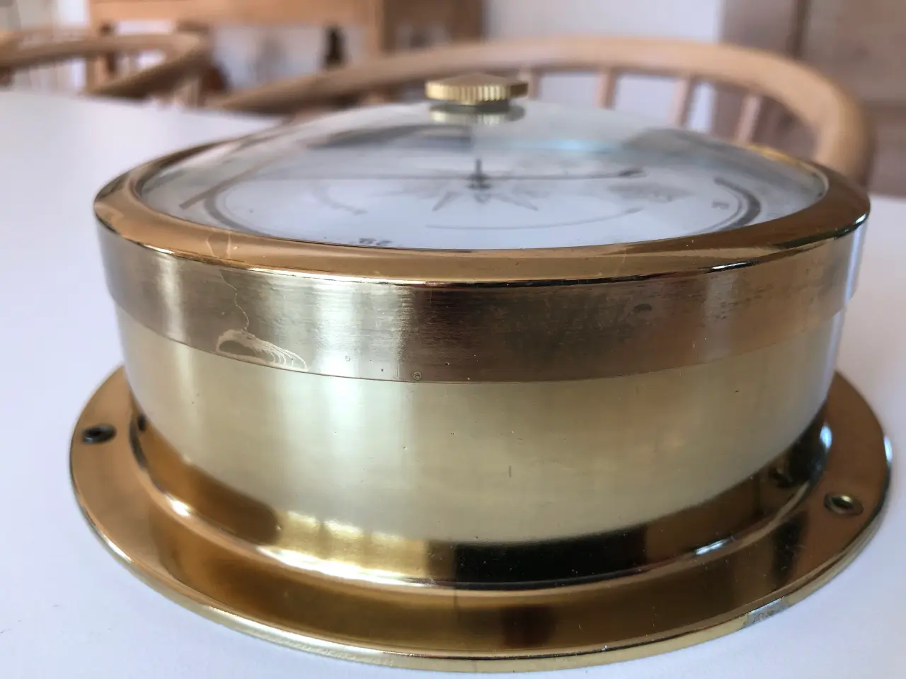 Billede 6 - Skibsbarometer i messing