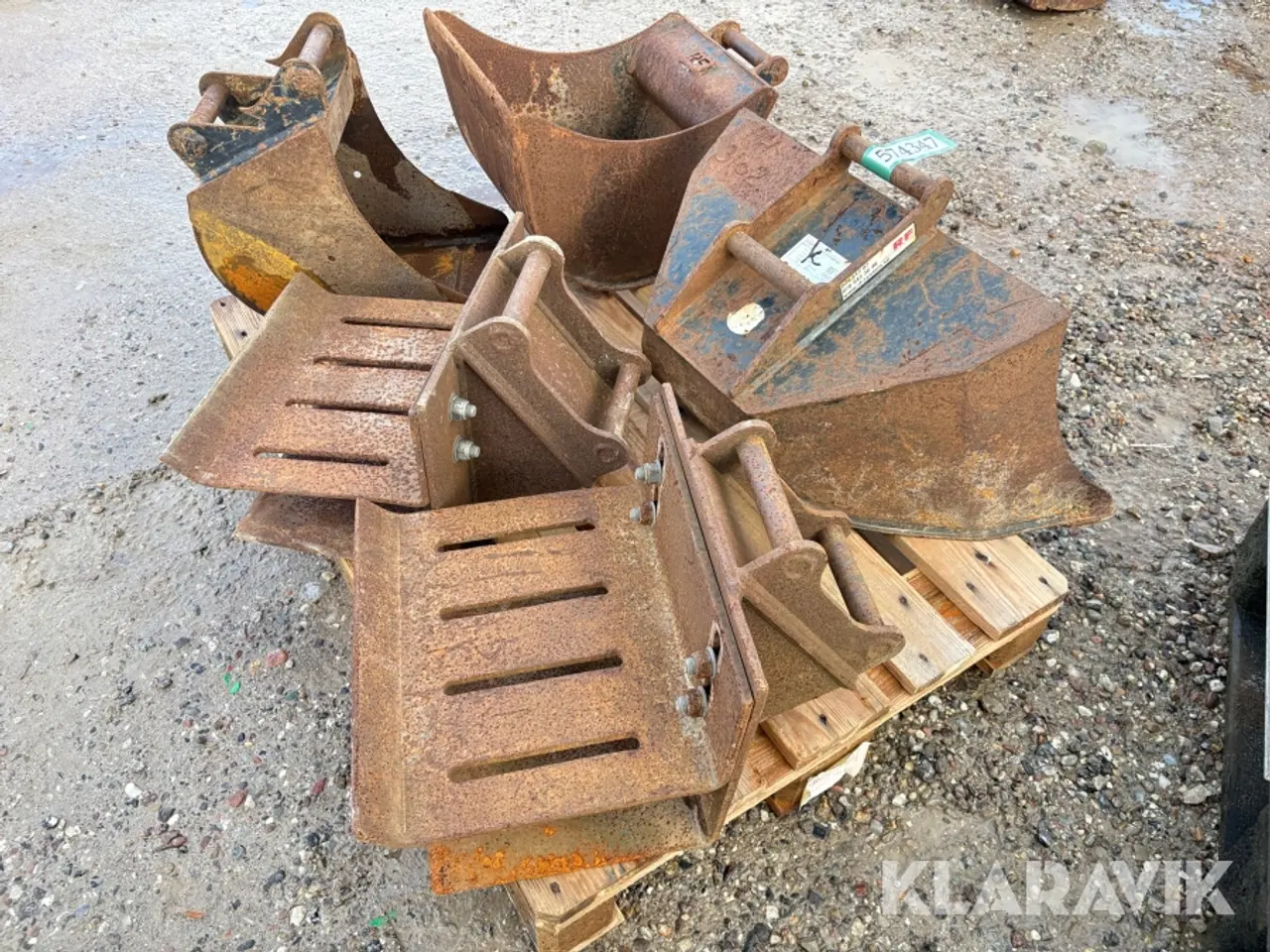 Billede 4 - Skovle /redskabs lot 5styk s30-150 fæste JST/RF