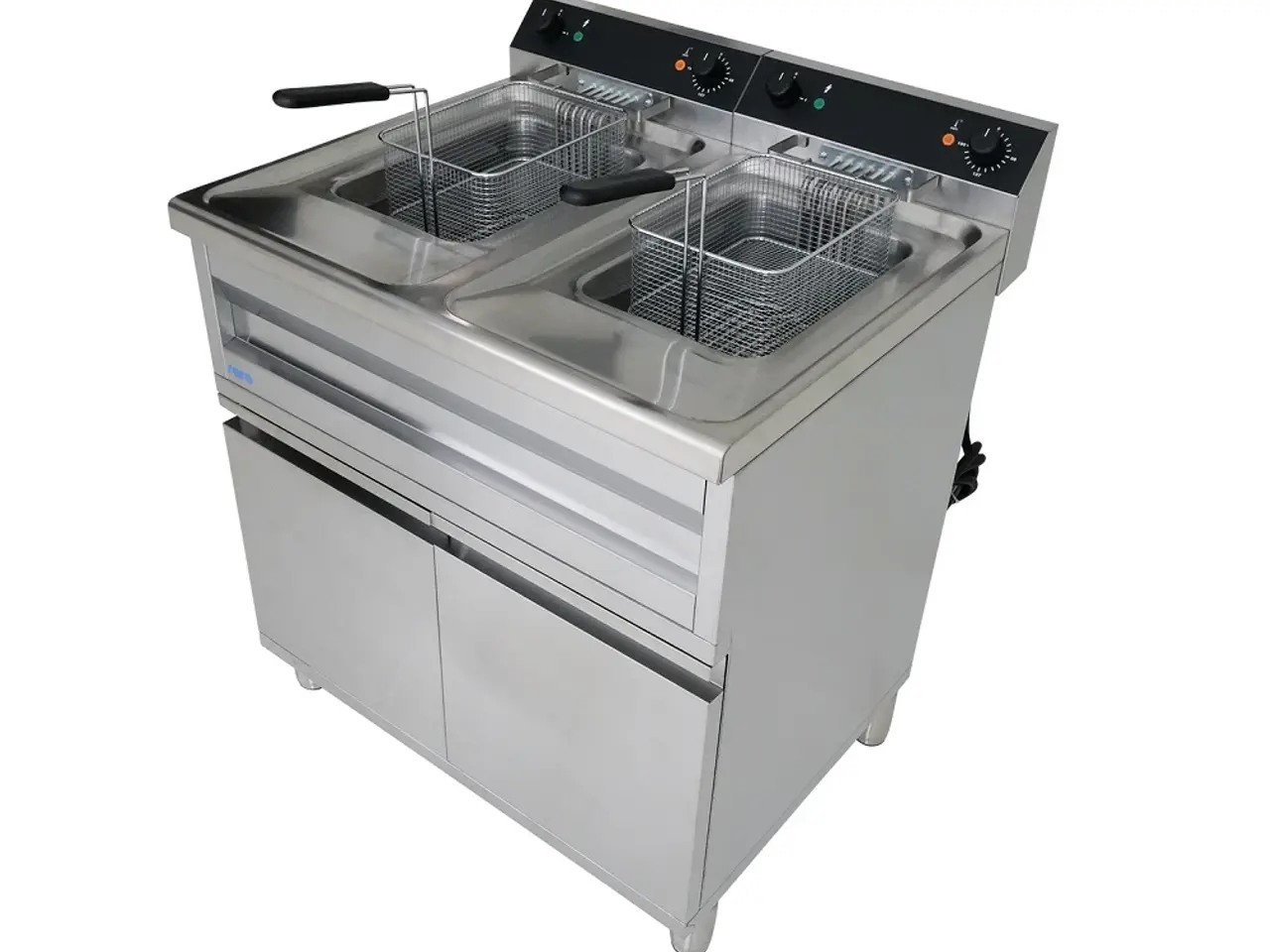Billede 4 - Industri Dobbelt Frituregryde 2x 12 Liter – 18 kW