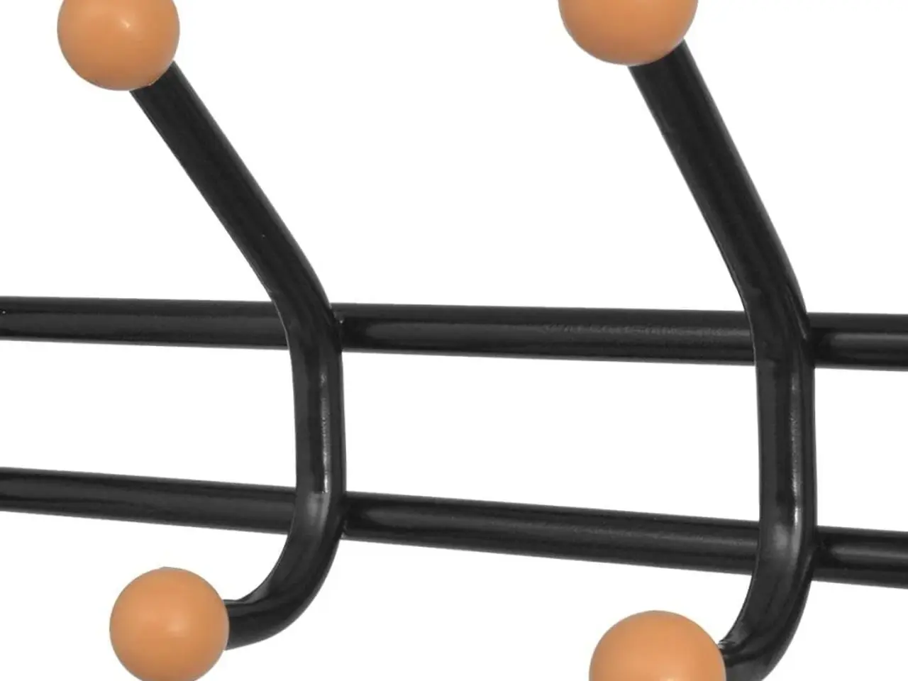 Billede 3 - Knagerække med skoopbevaring - 68 × 32 × 182,5 cm - sort stål