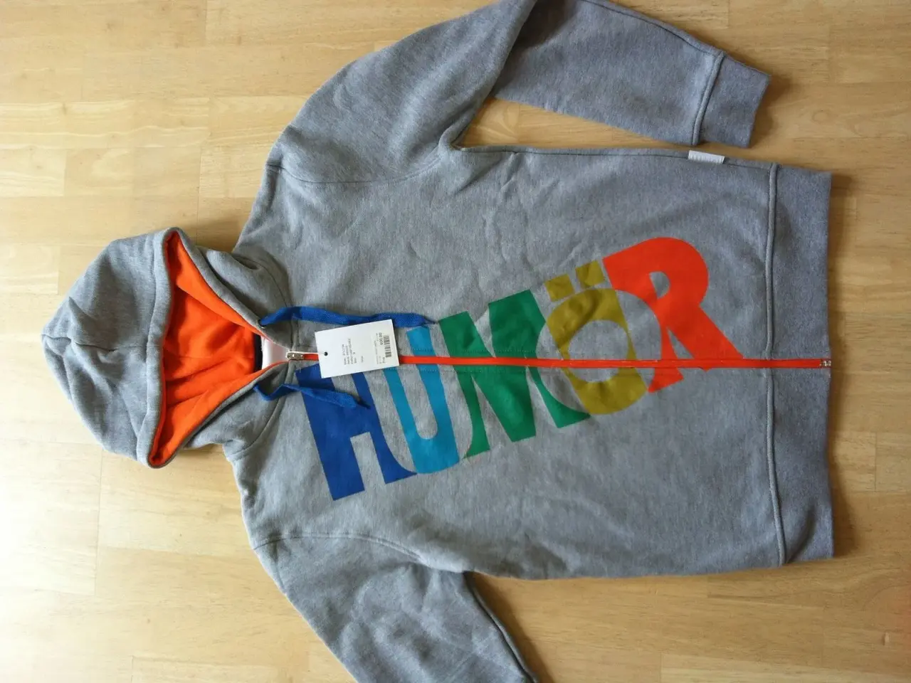 Billede 1 - Ny Humör hættetrøj, str M, 199kr