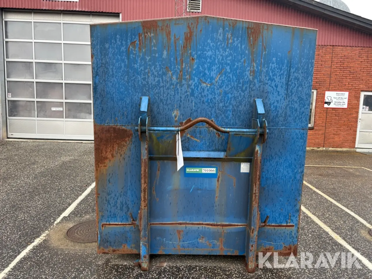 Billede 2 - Lukket container AL-intra LC/15SPcial-1907 til krog- og wirehejs