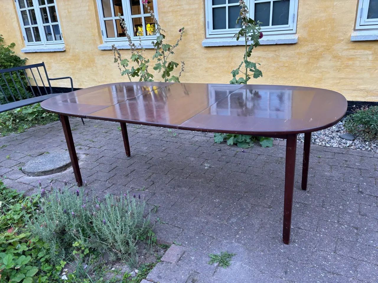 Billede 1 - Wanscher spisebord med fire stole