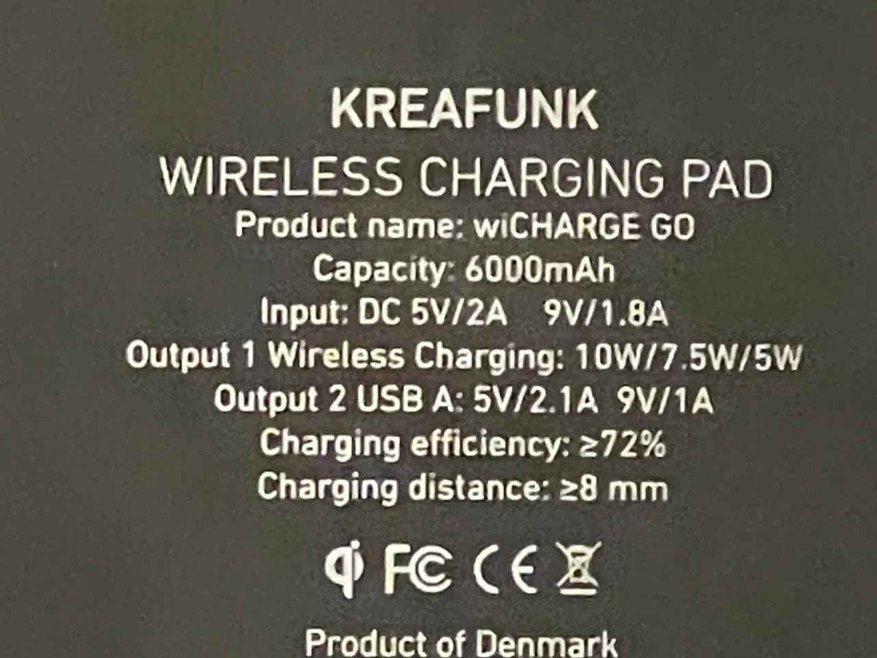 Billede 5 - Ny KREAFUNK wiCHARGE 2 Black.