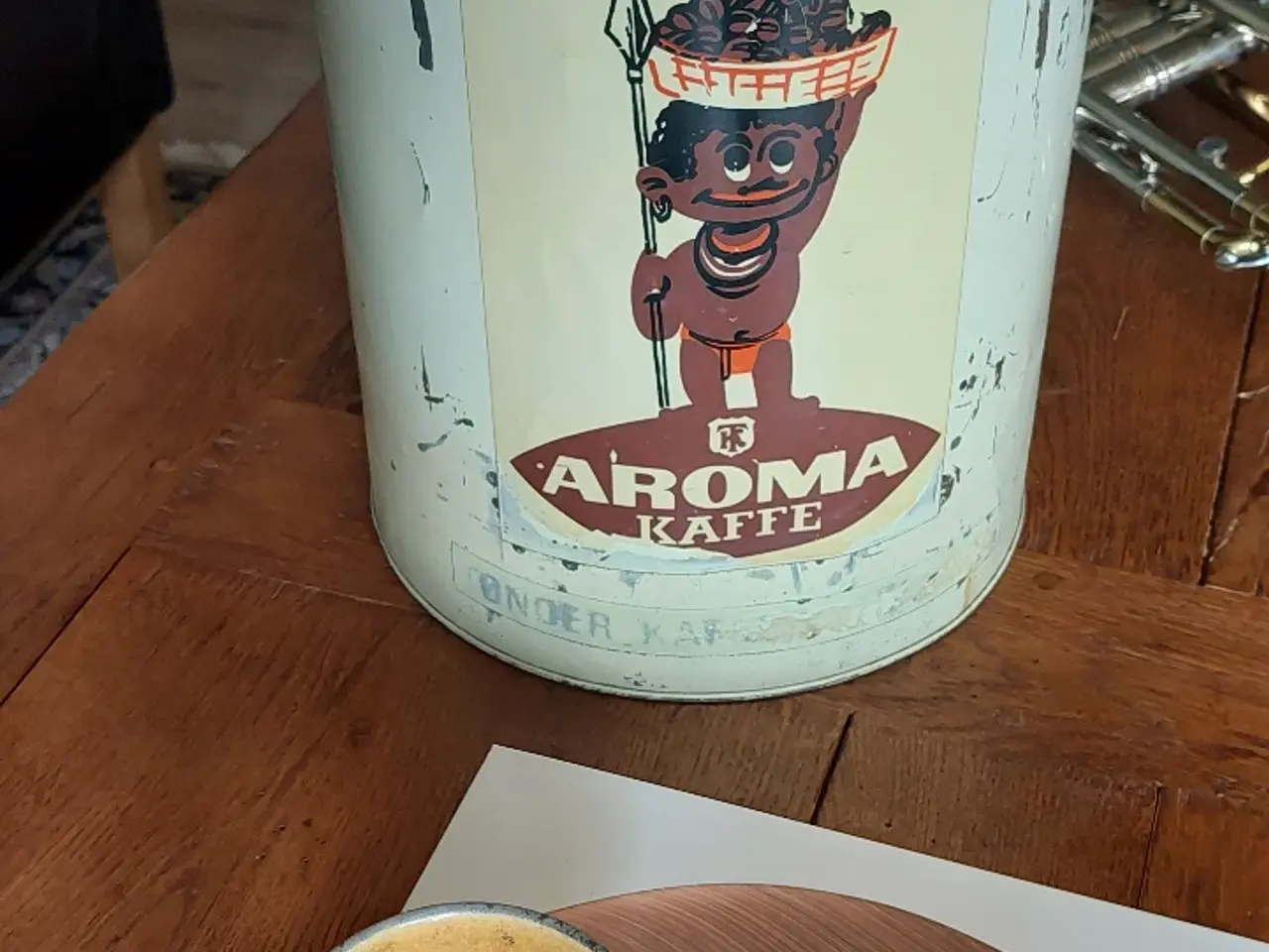 Billede 5 - Stor Antik Butikskaffedåse!!