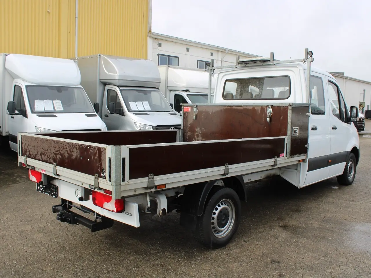 Billede 9 - Mercedes Sprinter 317 2,0 CDi A3 Mandskabsvogn m/lad aut. RWD