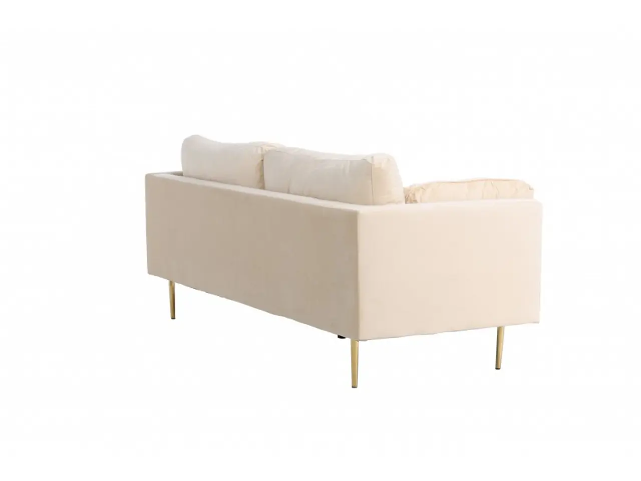 Billede 17 - Boom 3 personers Sofa - Beige og Messing