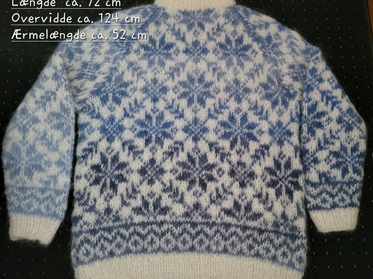 Billede 1 - Håndstrikket sweater I alpaka garn
