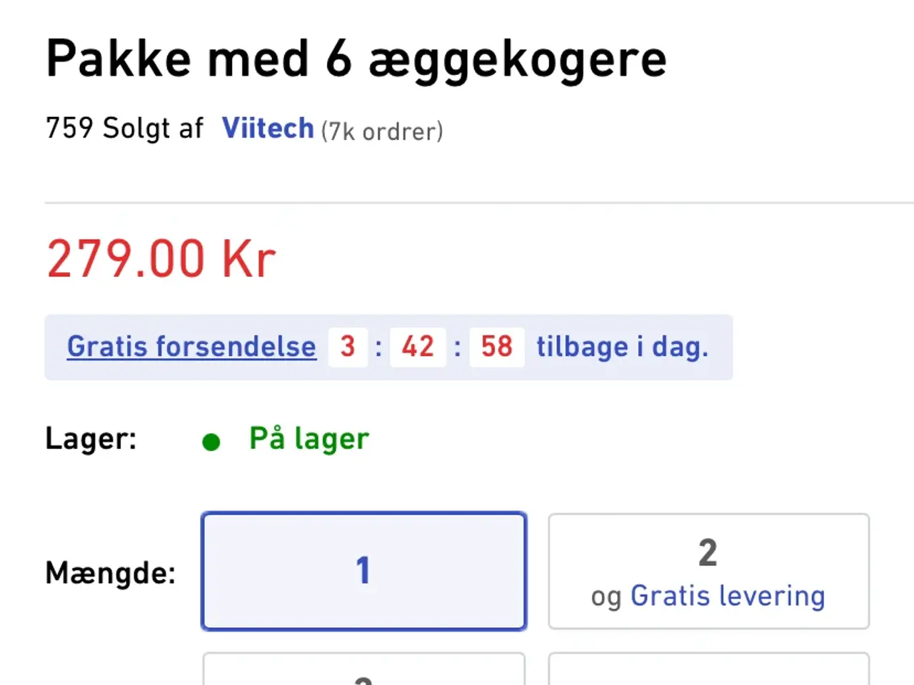 Billede 3 - 1/2-PRIS Vagtel-ægs koger-sæt