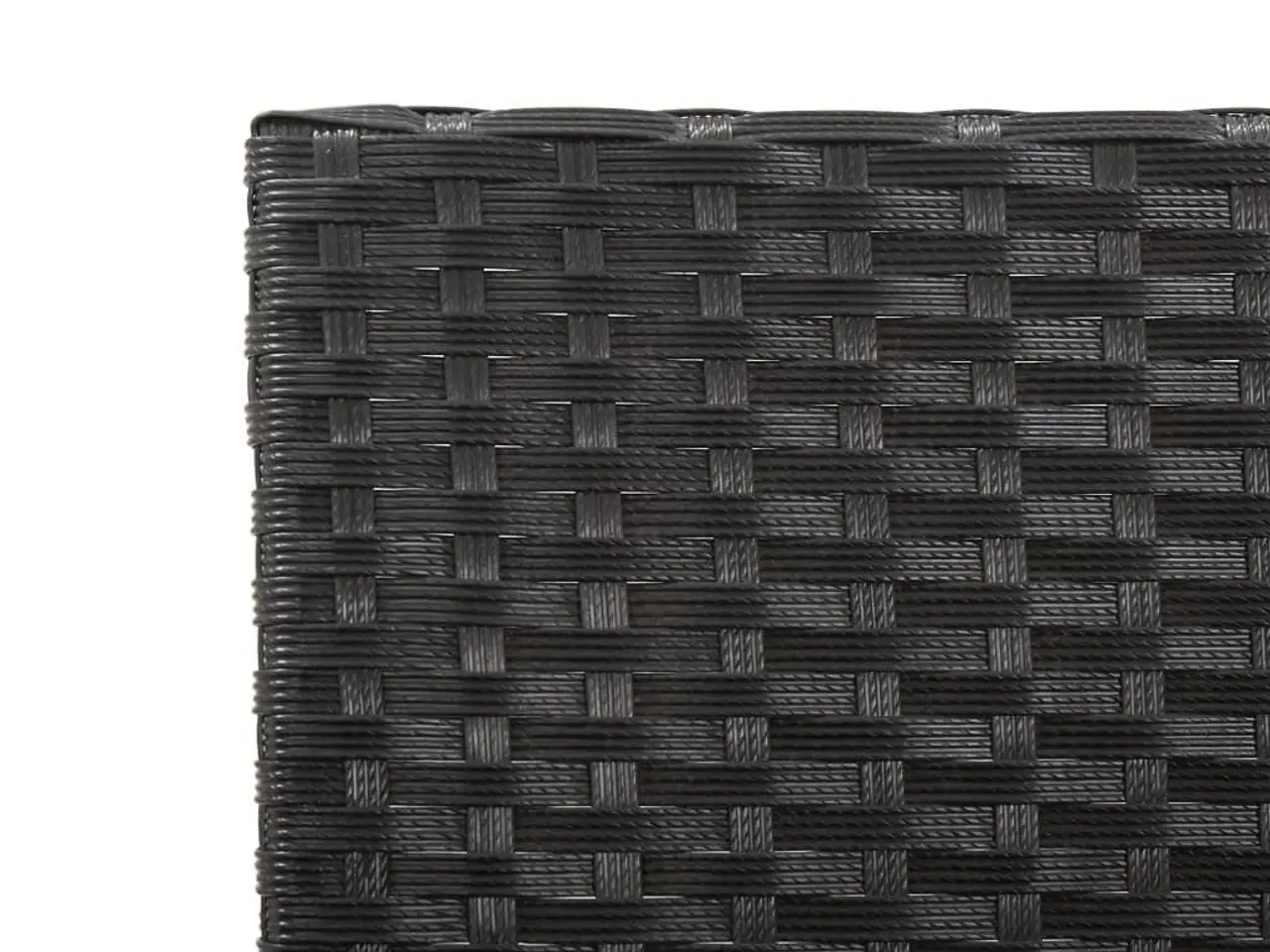 Billede 8 - Havebænk med hynder 176 cm i polyrattan - sort
