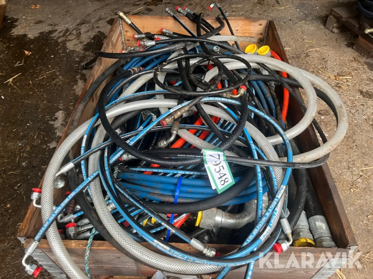 Billede 2 - Blandet hydraulikslanger 1 palle