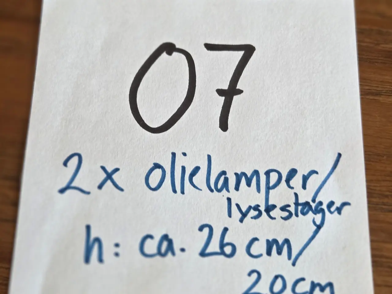 Billede 6 - 2 stk. olielamper / lysestager i messing, ca. 26/2