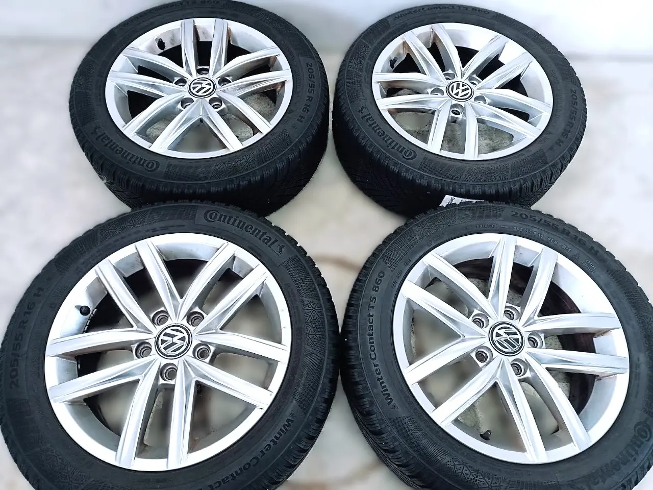 Billede 5 - 5x112 16" ET45 nav 57,1ø AUDI/SEAT/VW vinterdæk