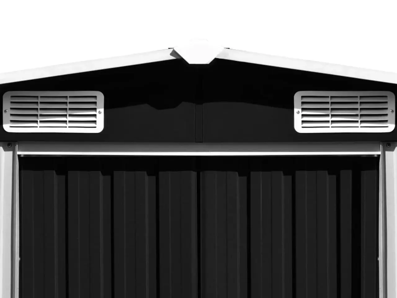 Billede 5 - Haveskur i metal 257 × 392 × 181 cm - antracitgrå
