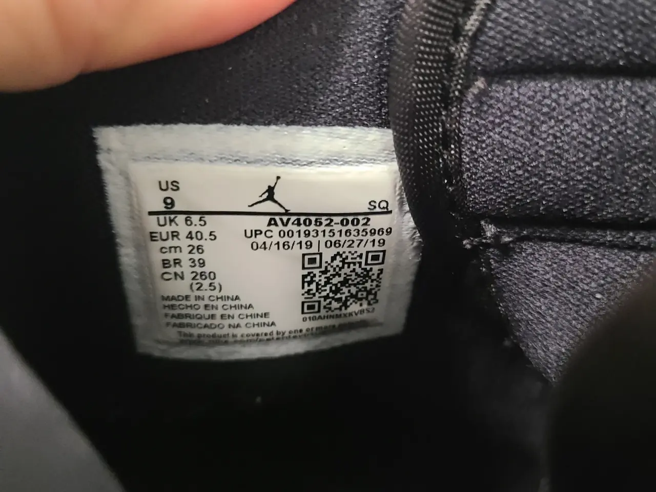 Billede 2 - Nike Air Jordan sorte high-top sneakers