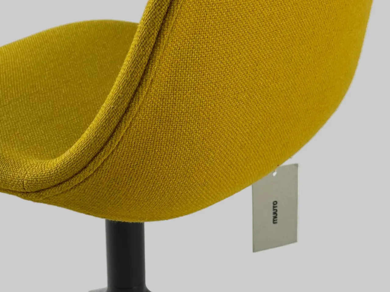 Billede 5 - Muuto Fiber Side Stol – Gul/Antracitgrå Stel
