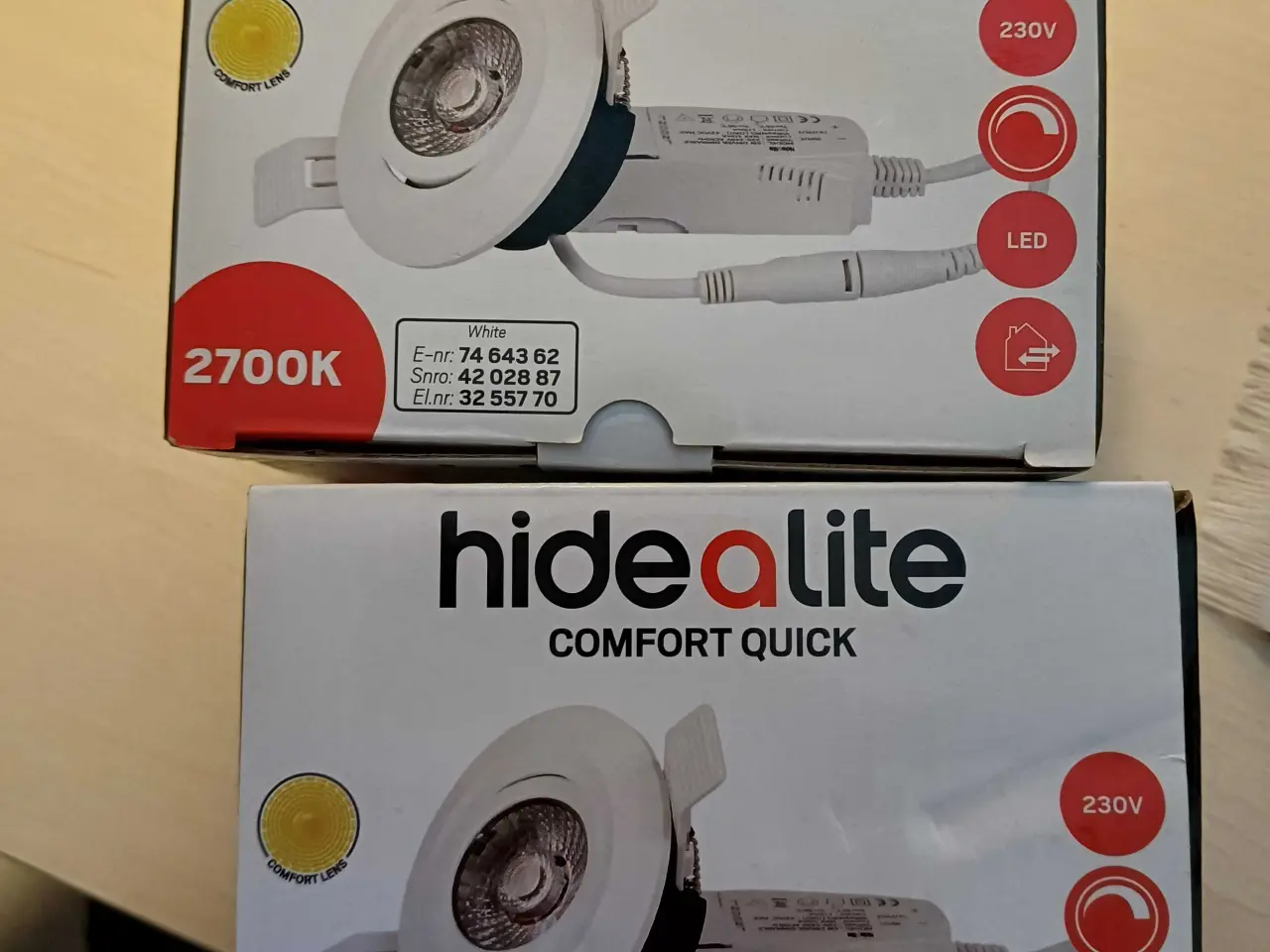 Billede 1 - Downlight LED Comfort Quick 6W/827 425lm KIP hvid