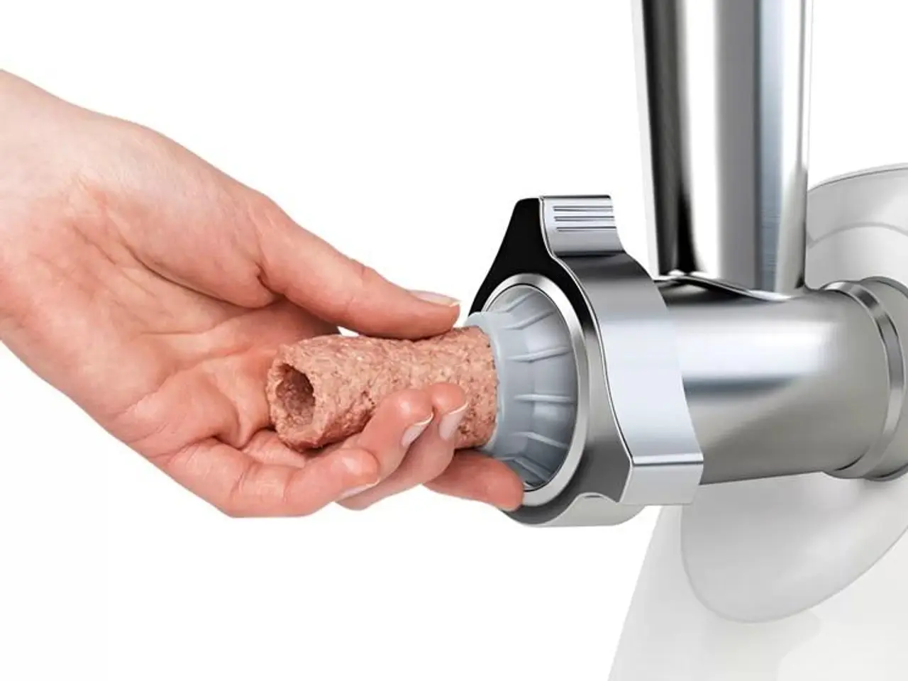 Billede 5 - Kødhakker Bosch MFW2520W 1500 W - hvid/rustfrit stål