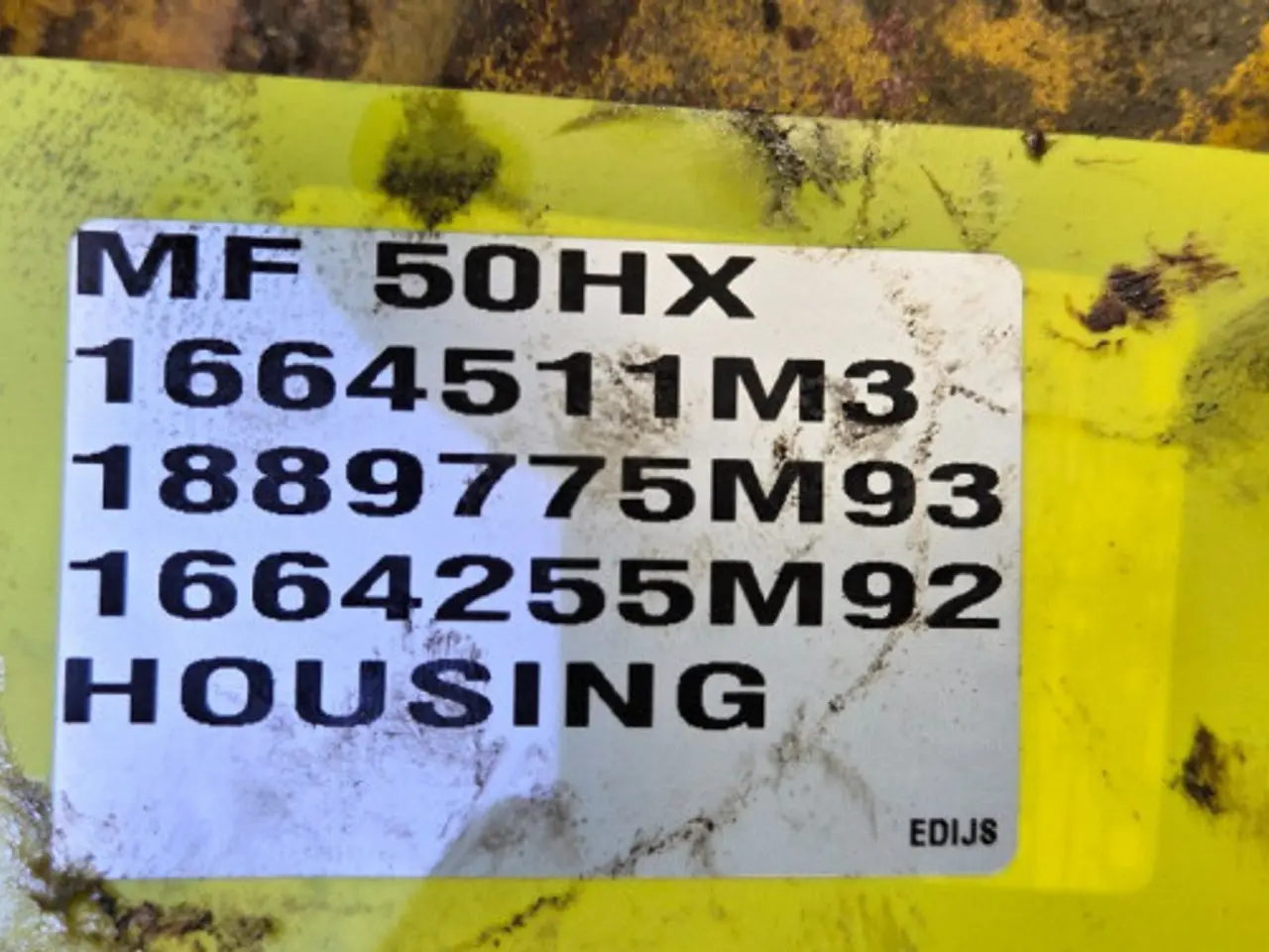 Billede 20 - Massey Ferguson 50HX Bagtøjhus 1664511M3
