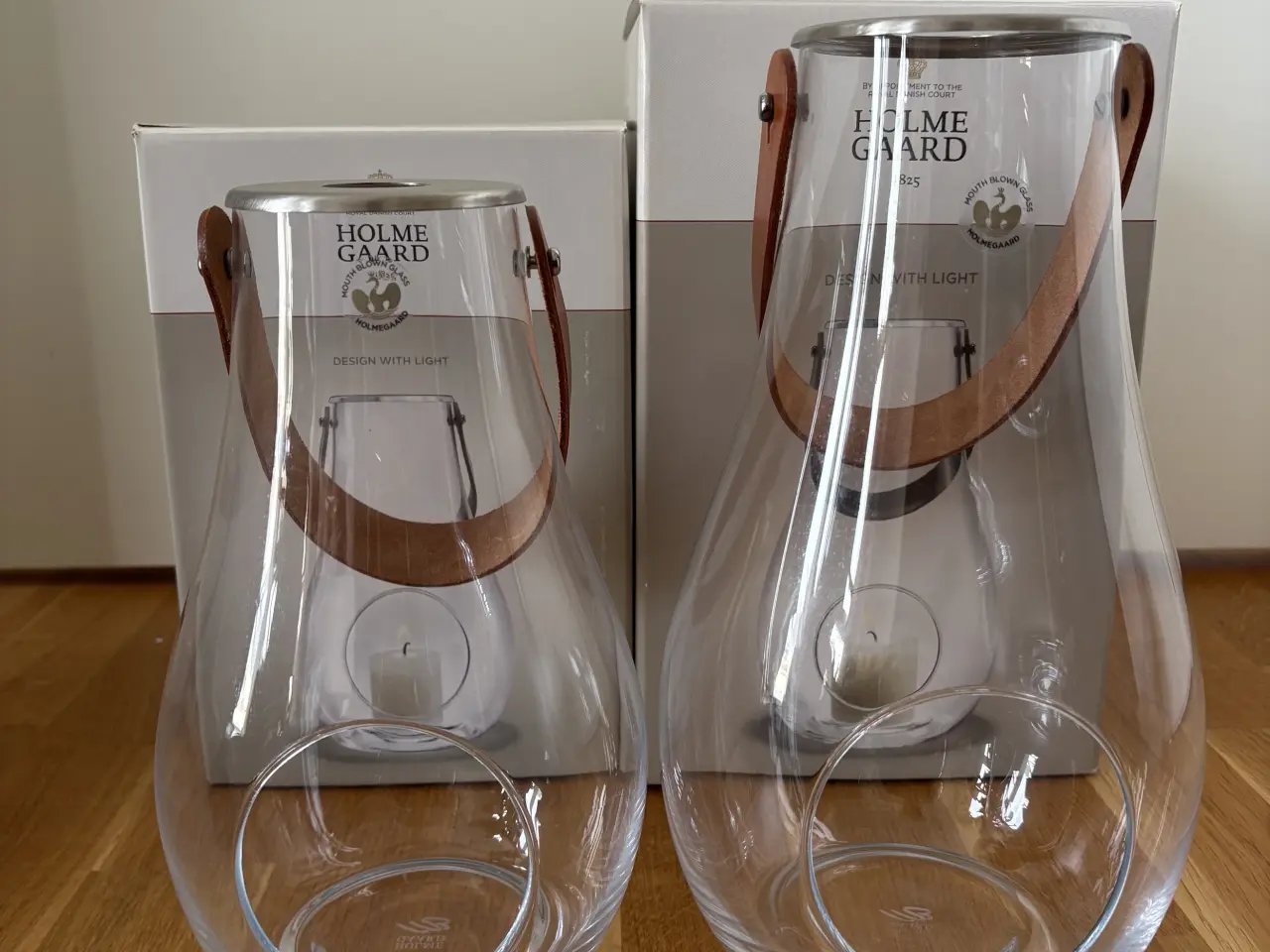 Billede 1 - Holmegaard Design With Light glas 25 & 29 cm