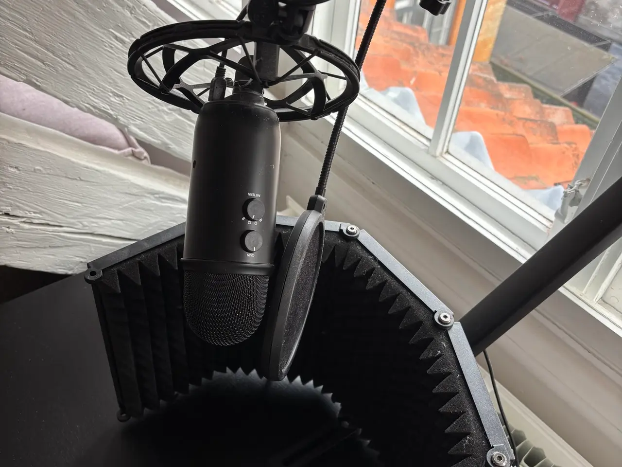 Billede 3 - Blue Yeti Blackout + Blue Compass arm – komplet mikrofon-setup
