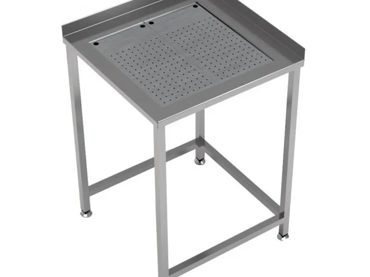 Billede 1 - Hjørnebord med drypbakke – 65 x 65 cm