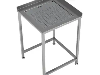 Hjørnebord med drypbakke – 65 x 65 cm