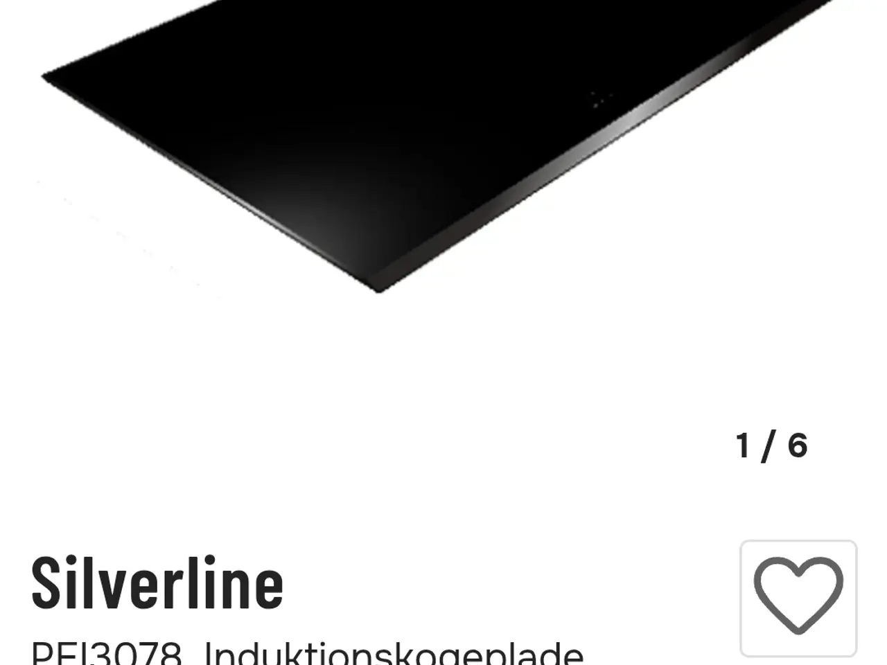 Billede 1 - Silverline induktionskogeplade