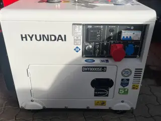 Hyundai DHY8500SE-T Diesel generator