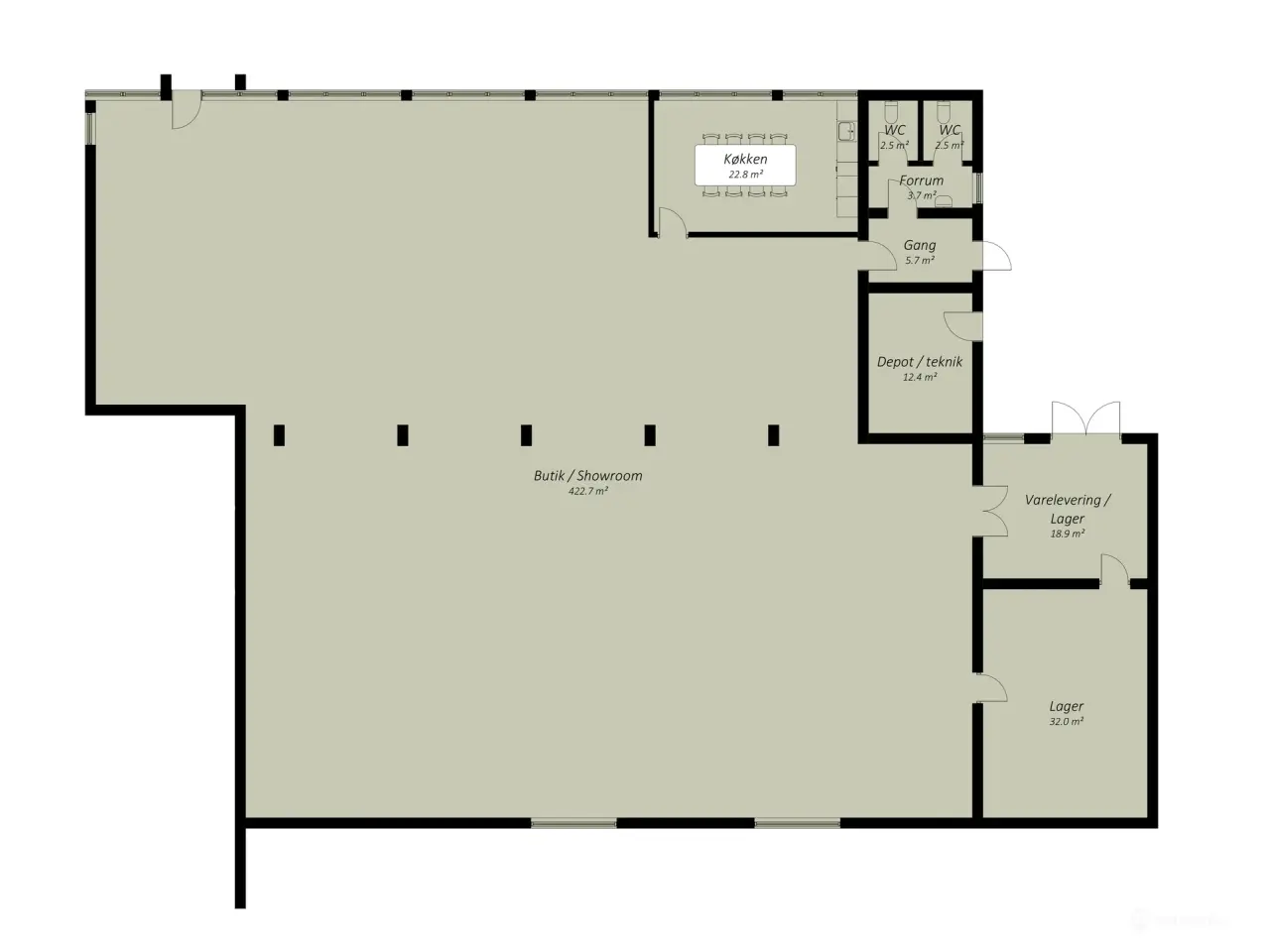 Billede 7 - Butik med stor synlighed til leje – Vejlevej 359C