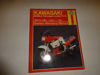 Haynes reparationshåndbog Kawasaki ZX 600 + 750