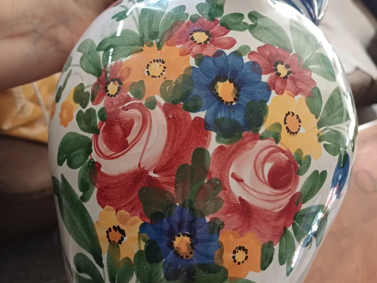 Billede 8 - Italiensk blomse vase/kande