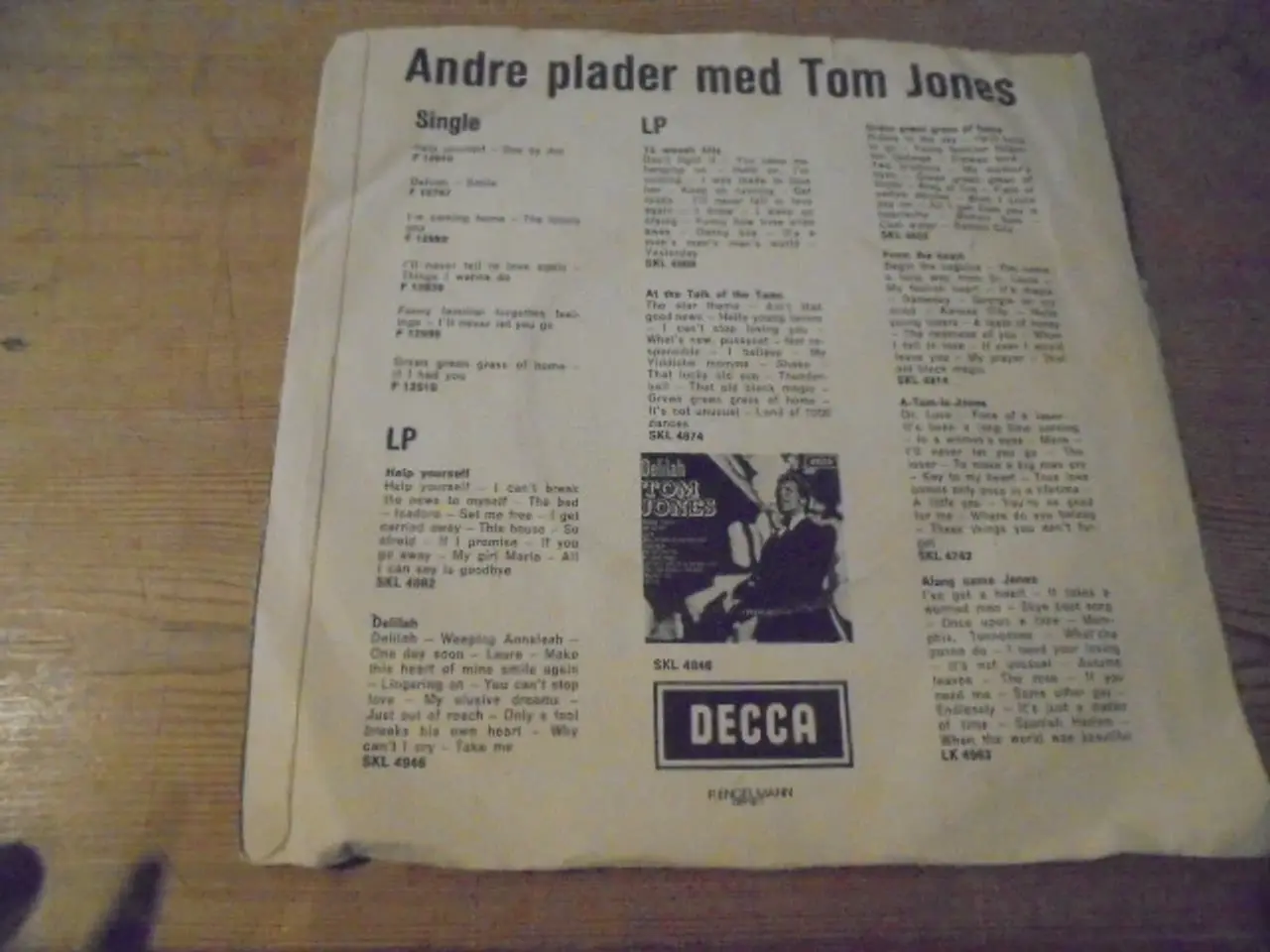 Billede 2 - Single. Tom Jones – A Minute of your Time