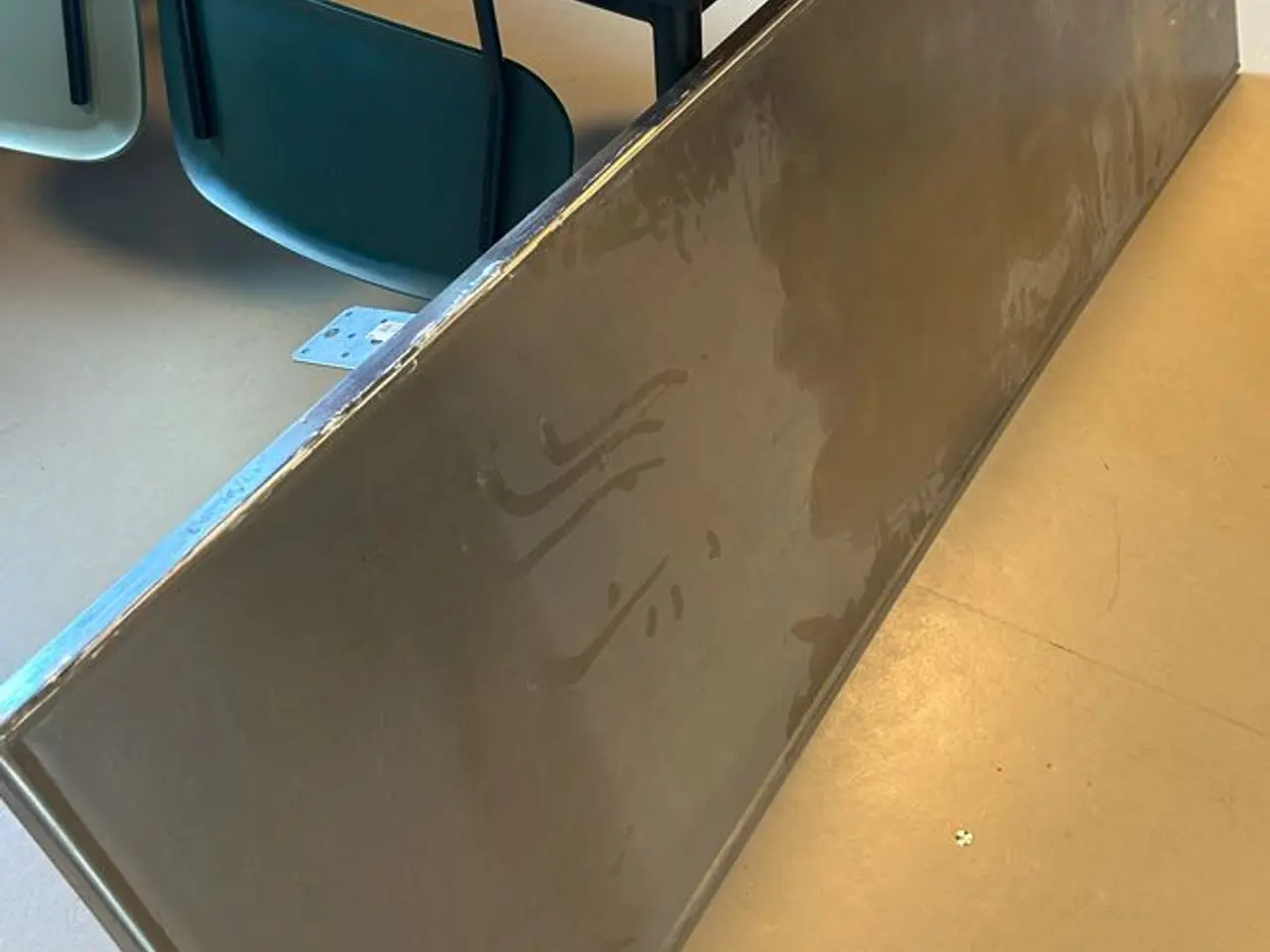 Billede 1 - Køkkenbordplade i rustfristål 200 x 60 cm