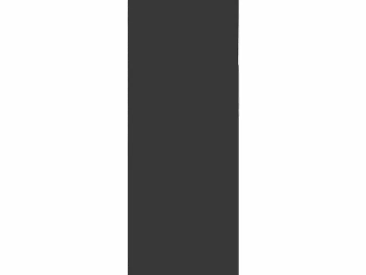 Billede 2 - Mørklægnings-rullegardin 80×210 cm - sort polyester (stofbredde 75,7 cm)