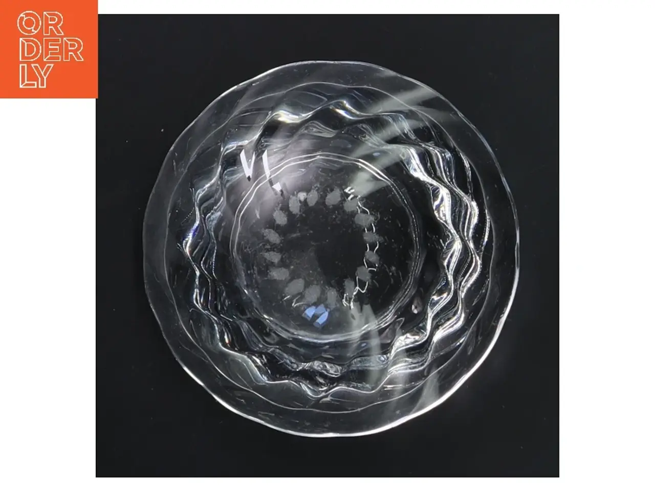 Billede 2 - Glas lysestage (str. 11 cm)fra holmegaard