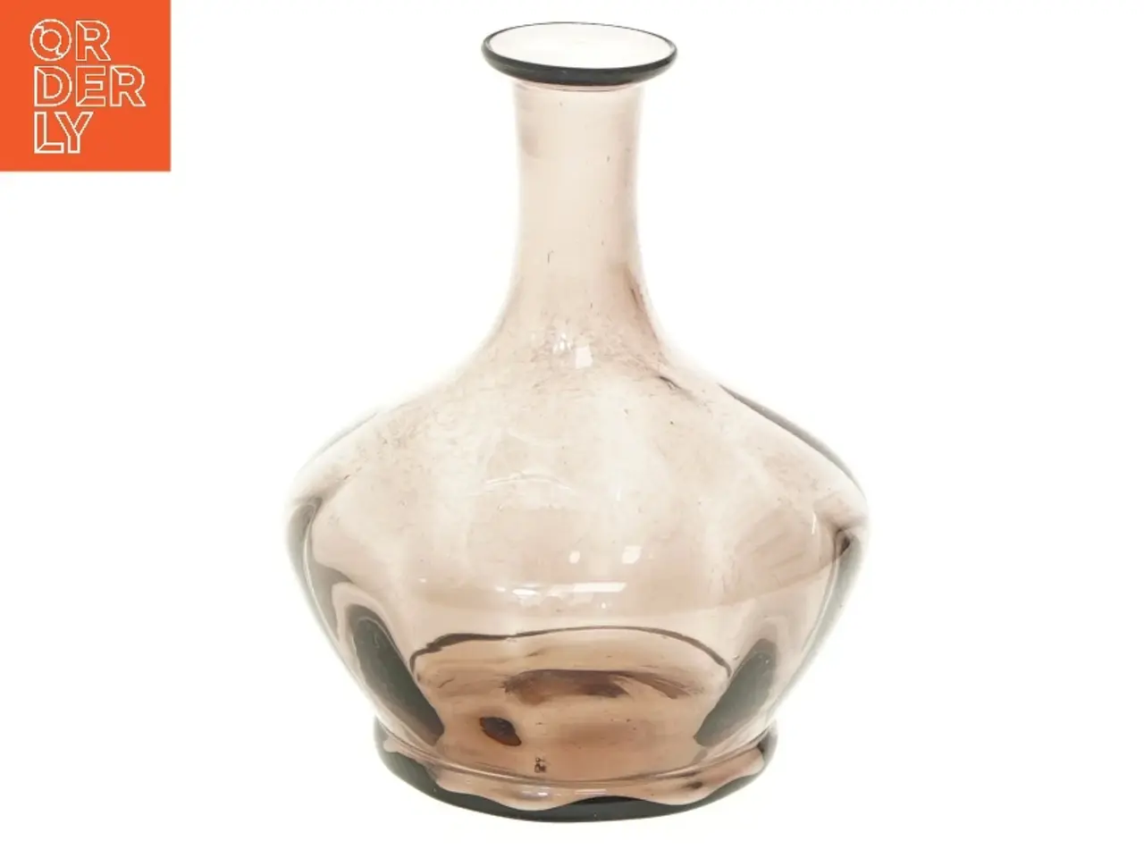 Billede 1 - Vintage glasvase (str. 15 cm)