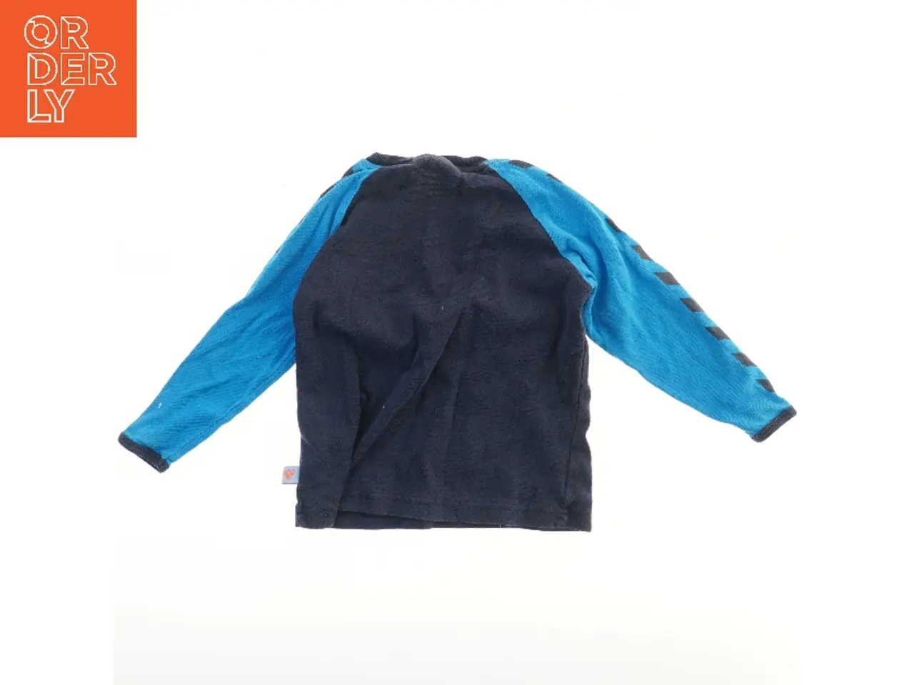 Billede 2 - Langærmet bluse med farvede ærmer fra Hummel (str. 92)