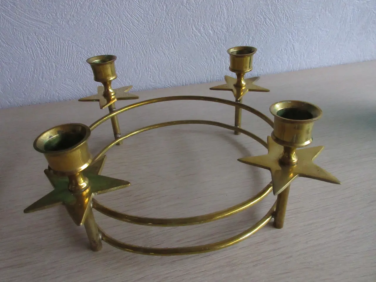 Billede 1 - Adventsstage i messing ;-)
