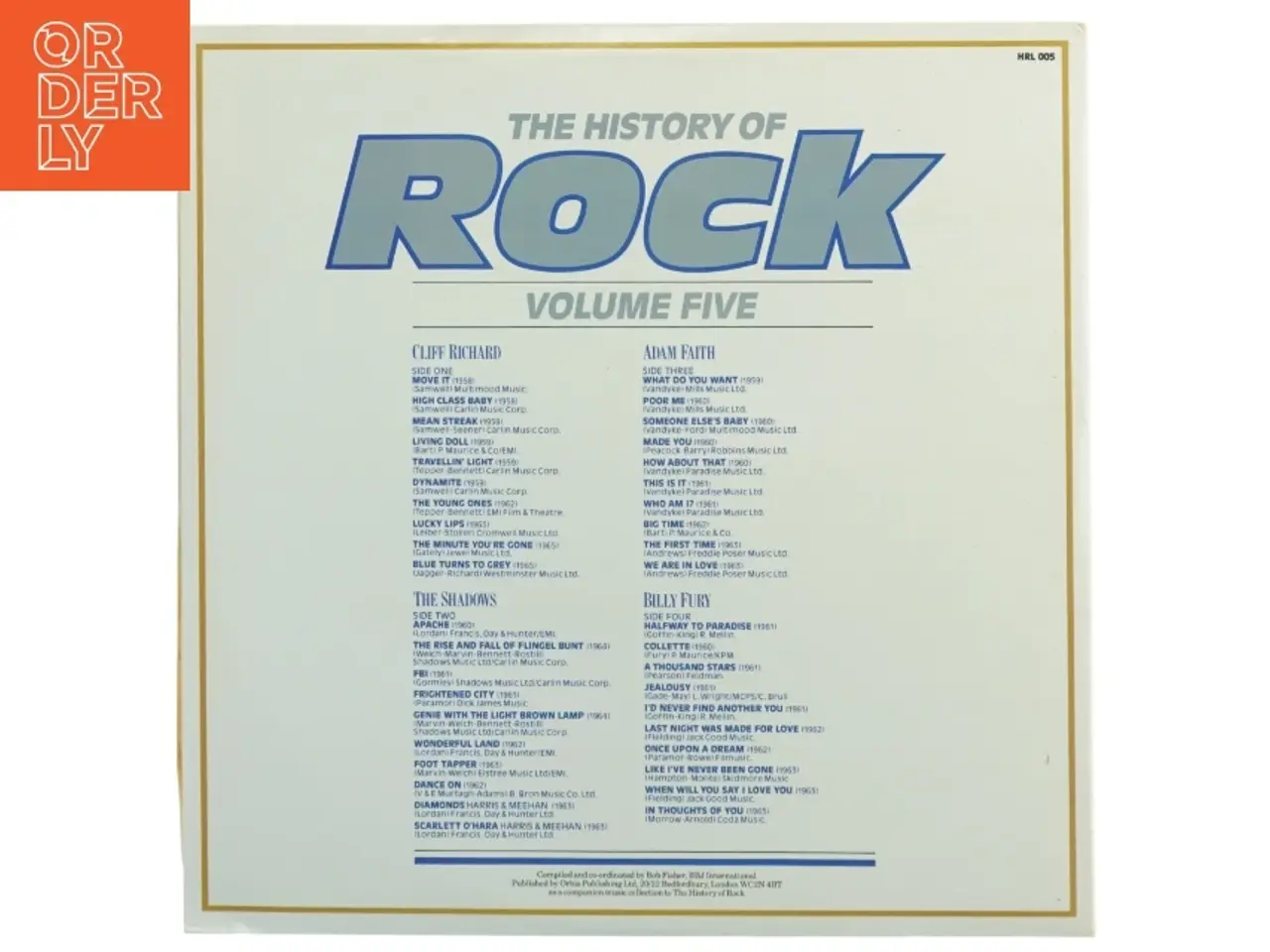 Billede 4 - LP: The History of Rock Volume Five (str. 31 x, 31 cm)