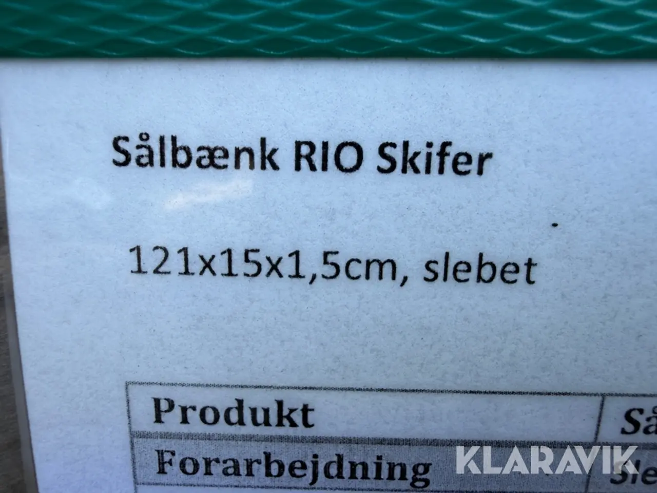 Billede 10 - Sålbænke Rio skiffer - 245 styk