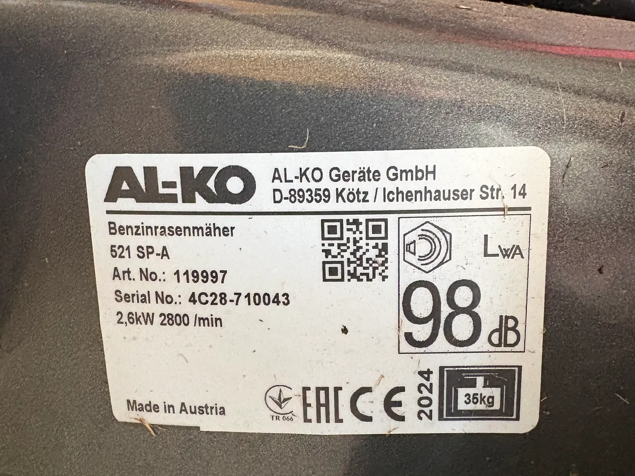 Billede 9 - Alko selvkørende plæneklipper