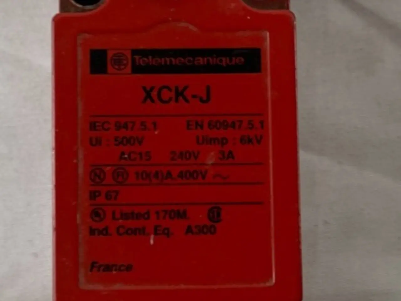 Billede 1 - Telemecanique XCK-J Safety endestopkontakt IEC