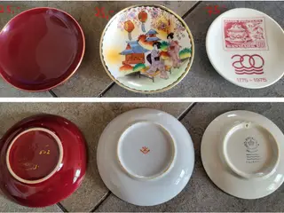 3 fine små platter